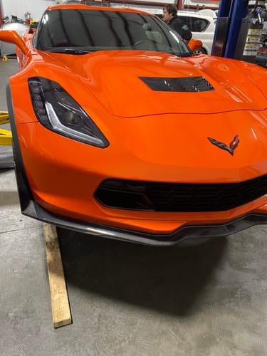 David C. review of Corvette C7 Carbon Fiber Front Splitter W/ Stage 3 Carbon Wickerbill Winglets image 1 out of 1