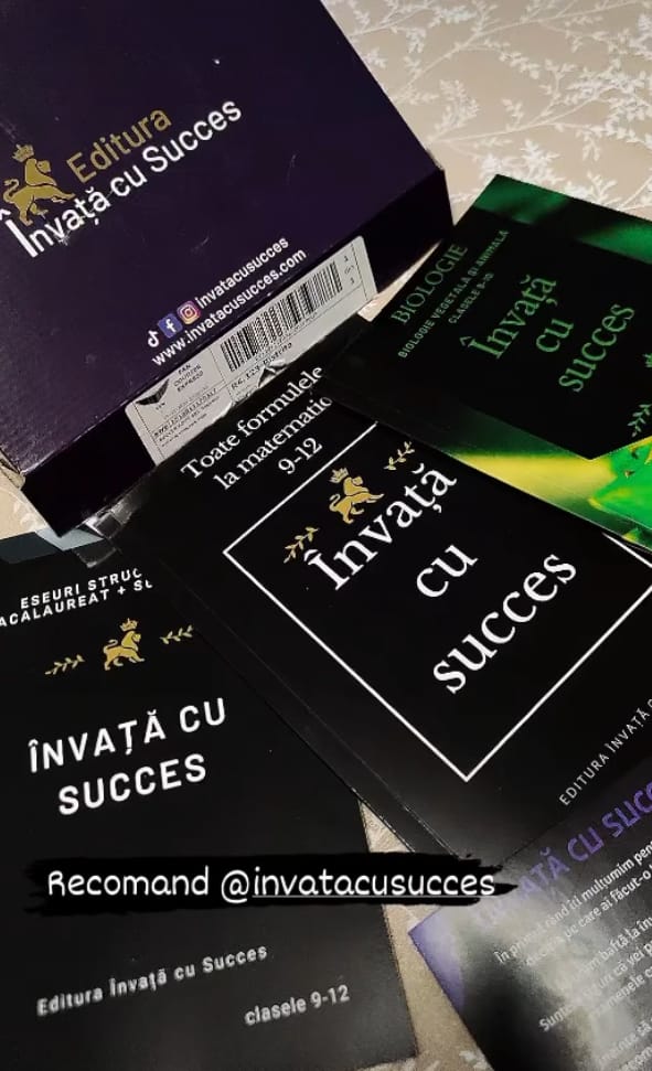 Customer photo review of Învață cu succes - Pachet Bacalaureat | Română + Matematică + Biologie 9-10