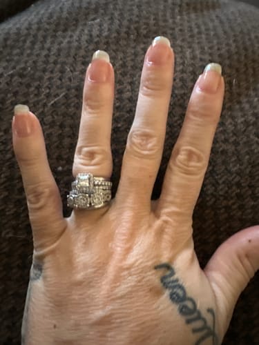 Customer photo review of Rocket Nail Fuel Nail Repair - Clear