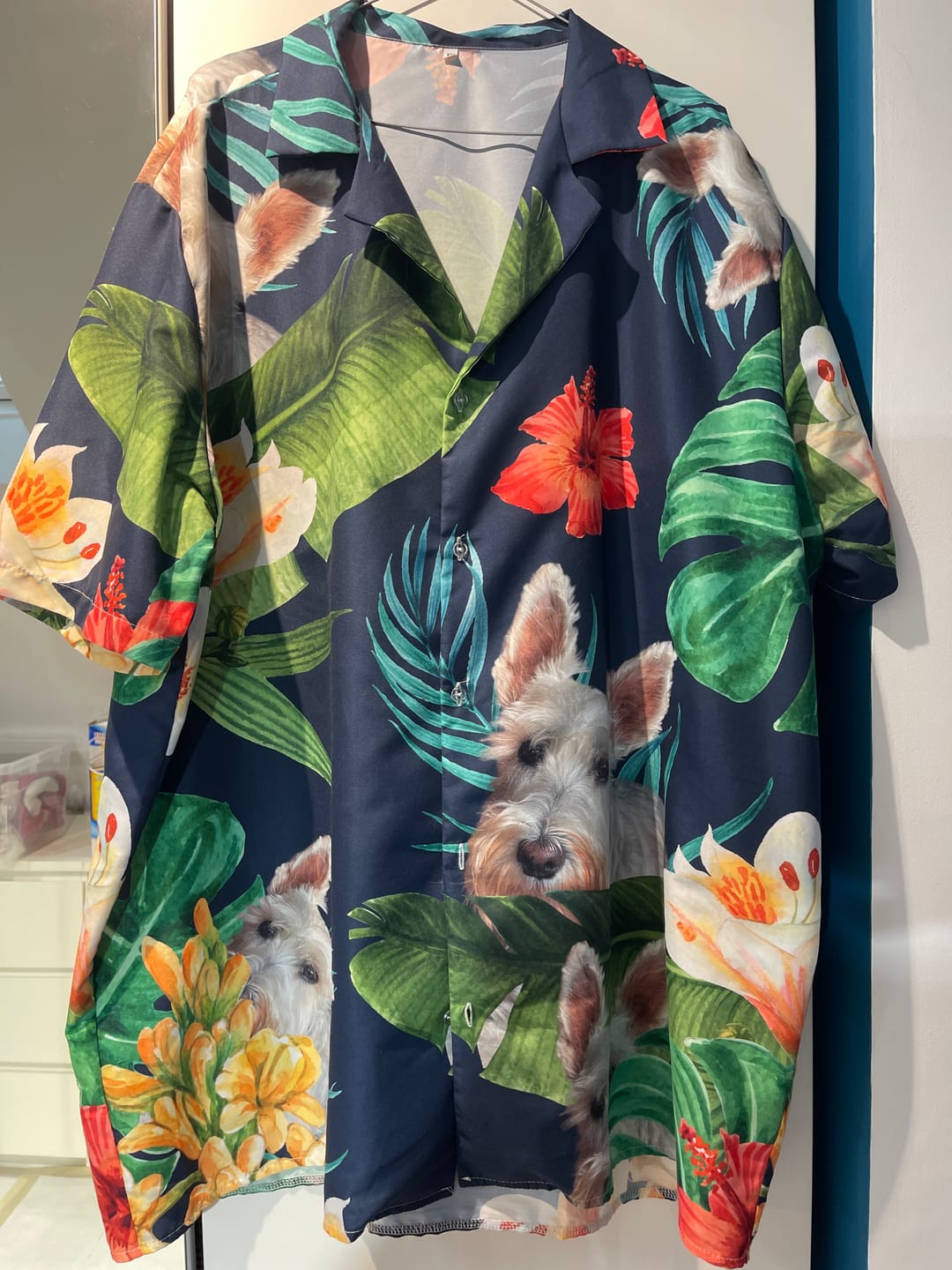 Customer photo review of Your photo - Personalised hawaiian shirt