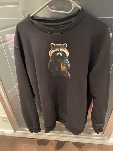 Customer photo review of Waschbär Rocky - Bio Unisex Sweatshirt