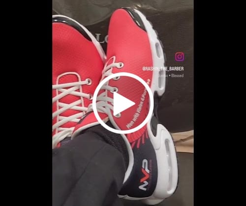 Customer video review of Personalized Bright colors Sneakers, Custom Pumpkin color Shoes, Unisex Sport Shoes,TN-23020091