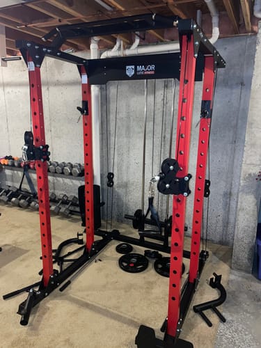 Customer photo review of Major Fitness PLM03 All-In-One Home Gym Power Rack