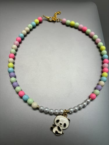 Customer photo review of Kids Unicorn Charm Necklace