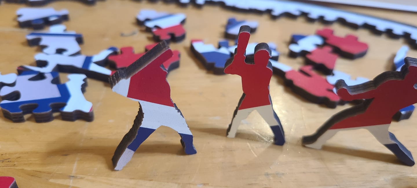 Customer photo review of Cleveland Guardians™ - Wooden Puzzle