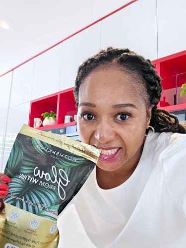 Customer photo review of Glow from Within Collagen Starter Kit