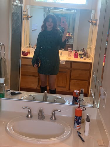 Customer photo review of jazzy dress