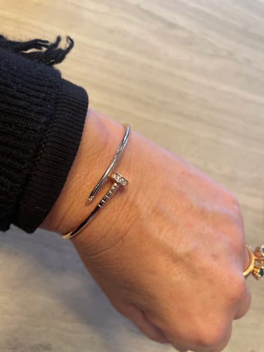 Customer photo review of JUSTE BRACELET 2.5MM DIAMOND