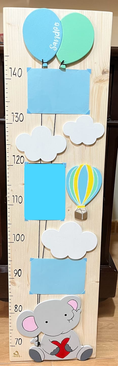 Customer photo review of METRO CRESCITA - Decorazione personalizzabile, colorata e divertente per la cameretta dei bimbi