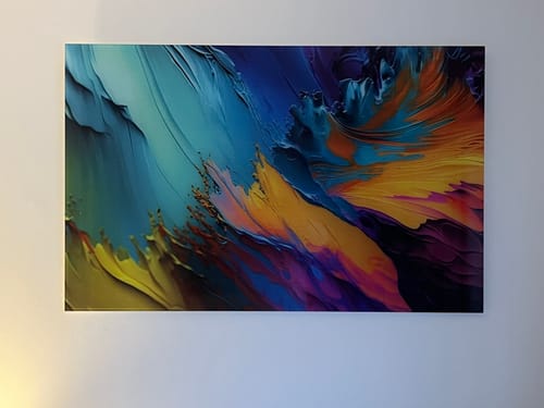 Customer photo review of Colourful Abstract Painting