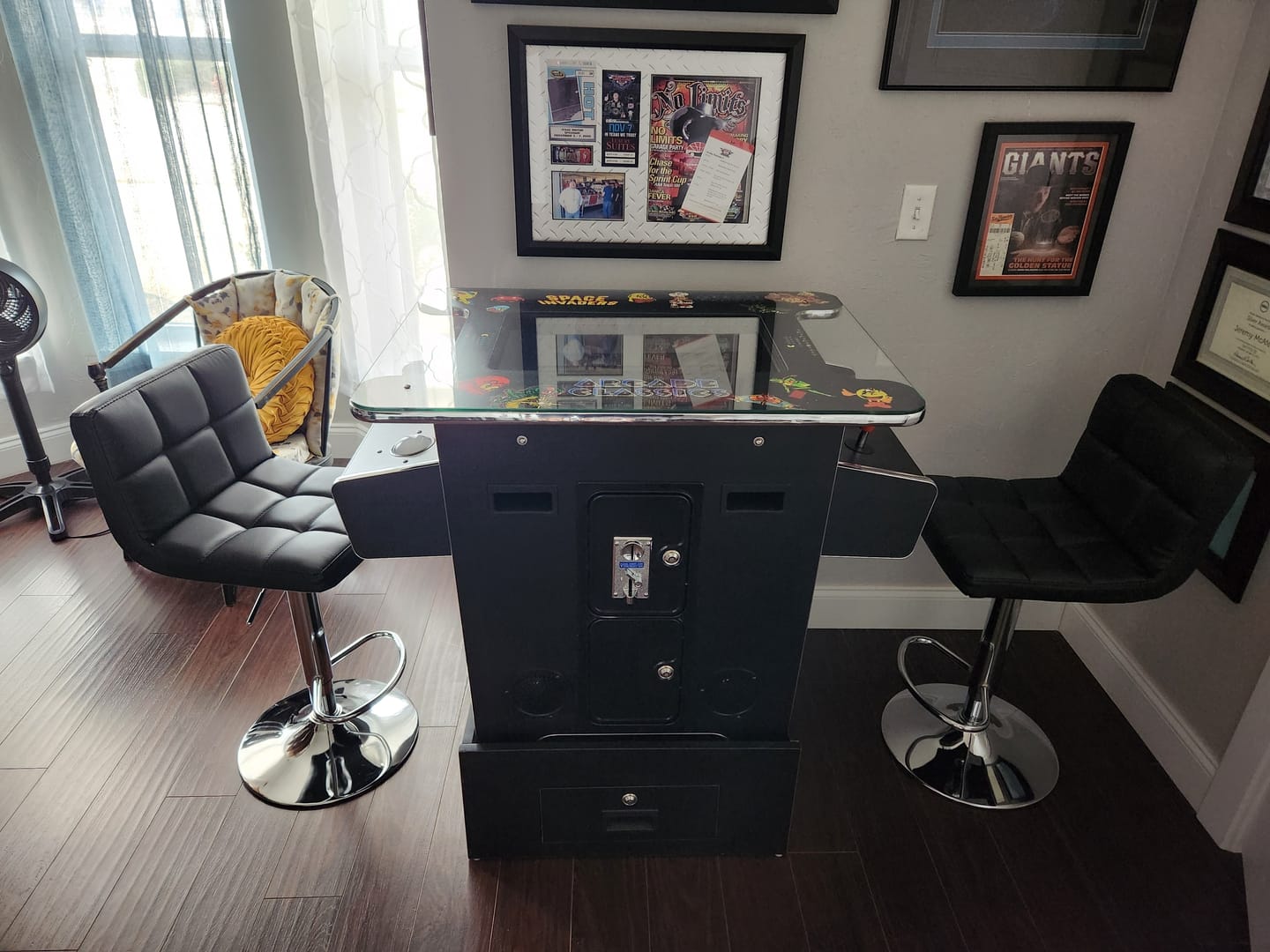 Customer photo review of Riser Combo 412 Arcade Commercial Cocktail Table Machine