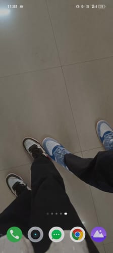 Customer photo review of LOUIS Sea Blue Men's casual sneaker