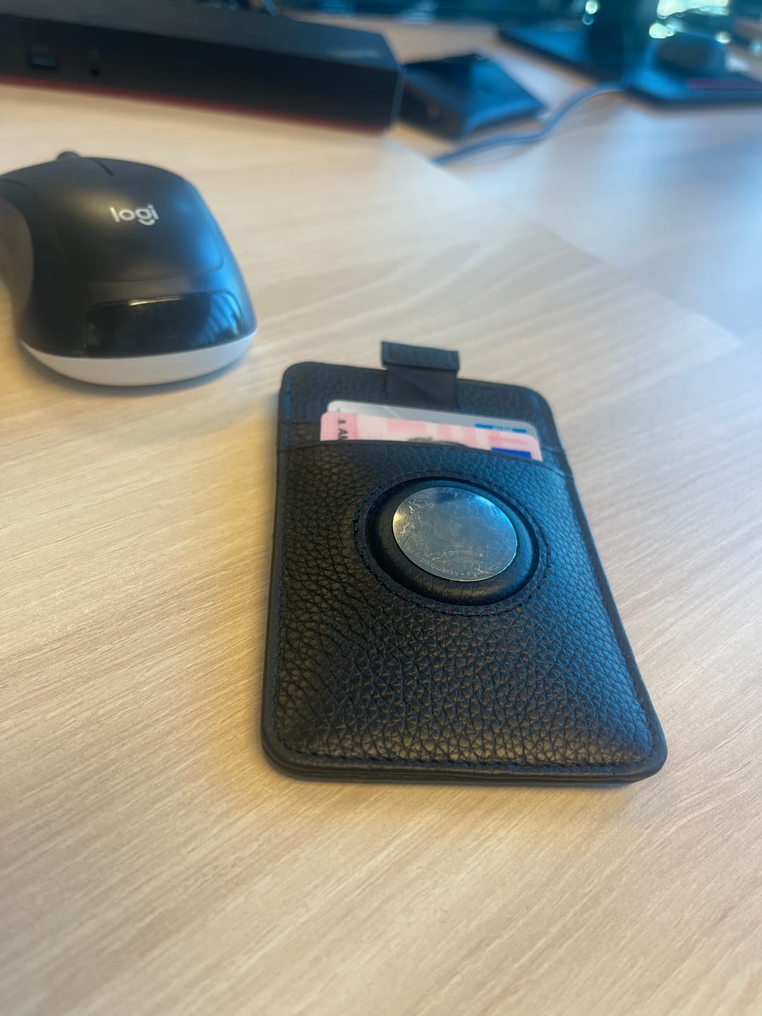 Customer photo review of AirTag Card Holder