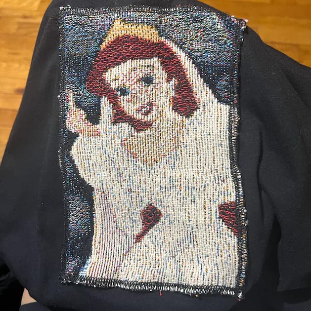 Customer photo review of Little Mermaid Tee Tapestry tee