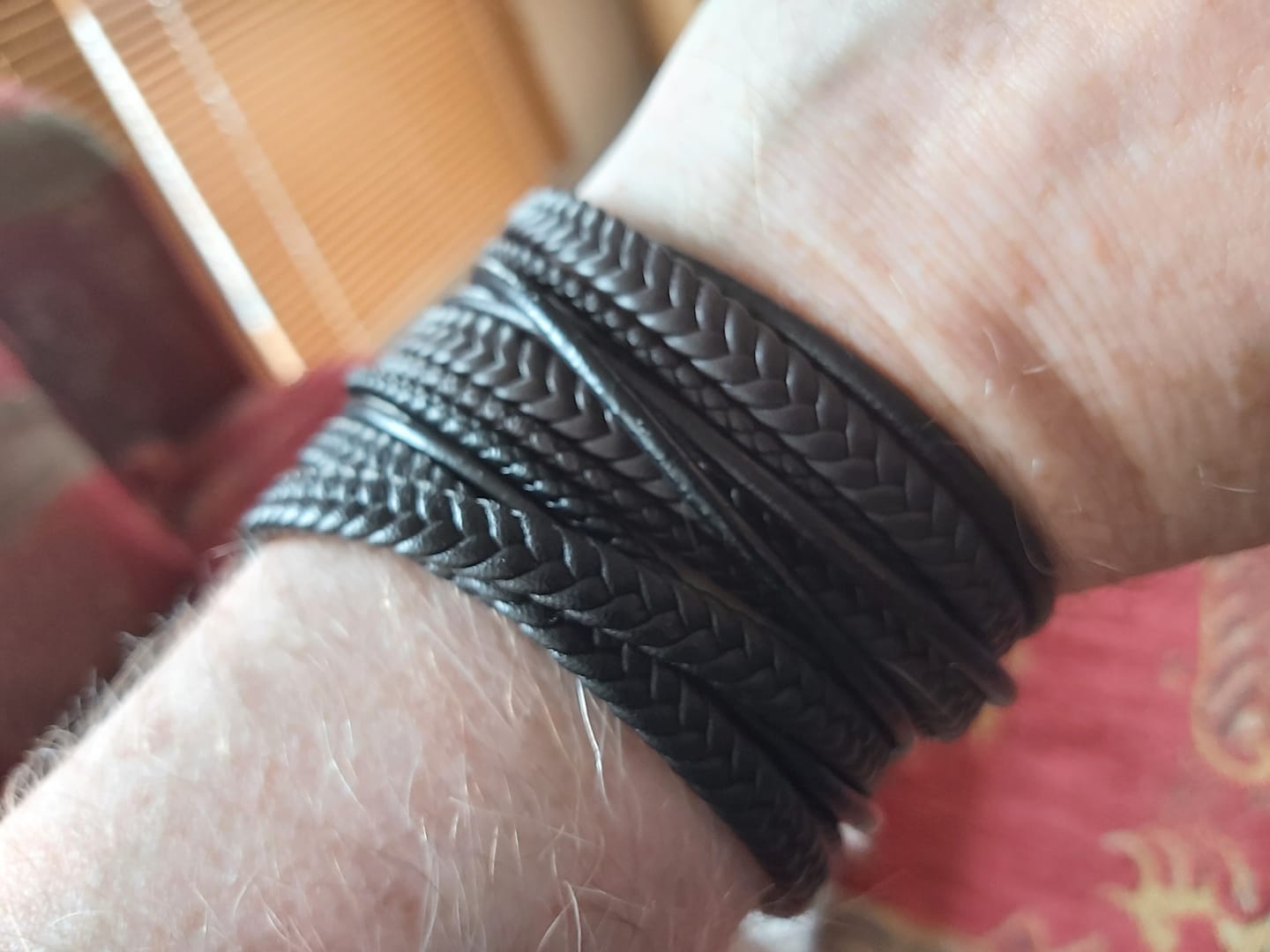 Customer photo review of Lederarmband "Wrap"