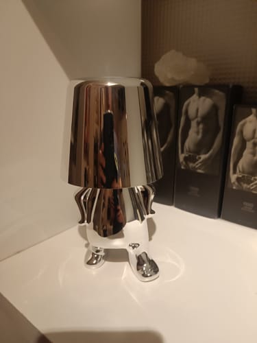 Customer photo review of Lampe tactile Mr. Gold