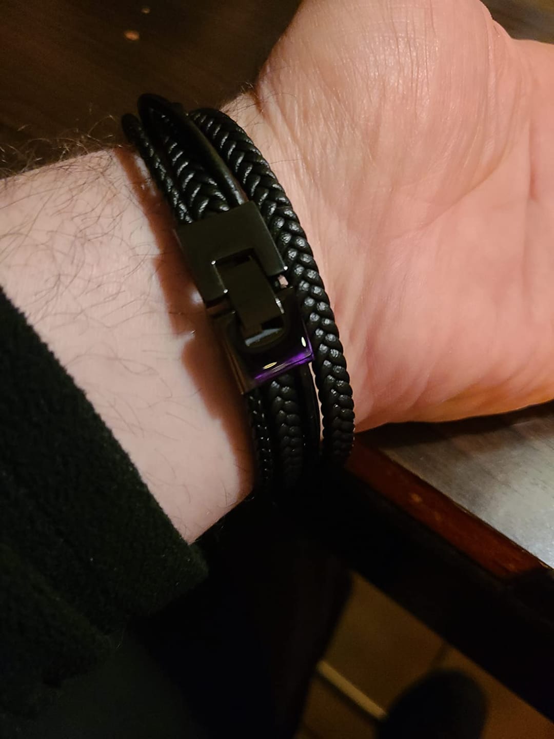 Customer photo review of Lederarmband "Wrap"