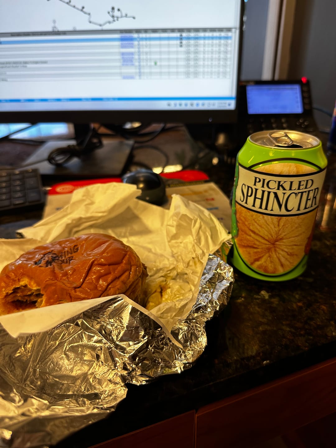 Customer photo review of Pickled Sphincter Beersy Silicone Sleeve Hide-a-Beer Can Cooler