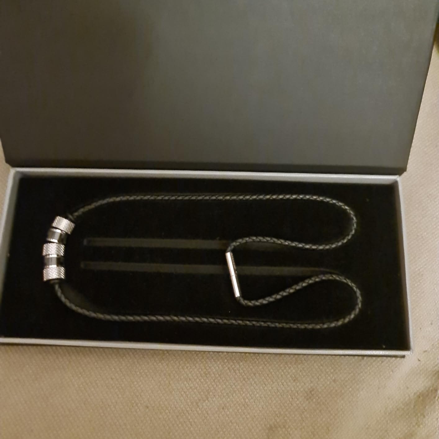 Customer photo review of Lederhalskette "Solid"