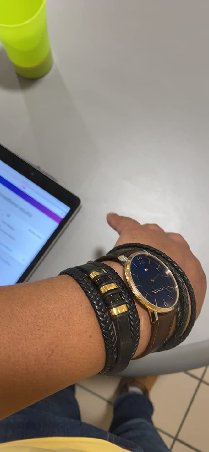 Customer photo review of Lederarmband "Glory"