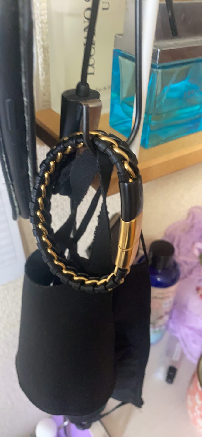 Customer photo review of Lederarmband "Steel"