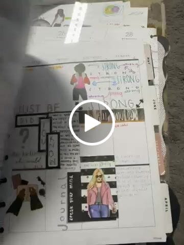 Customer video review of This Is My Year Planner Sticker Book