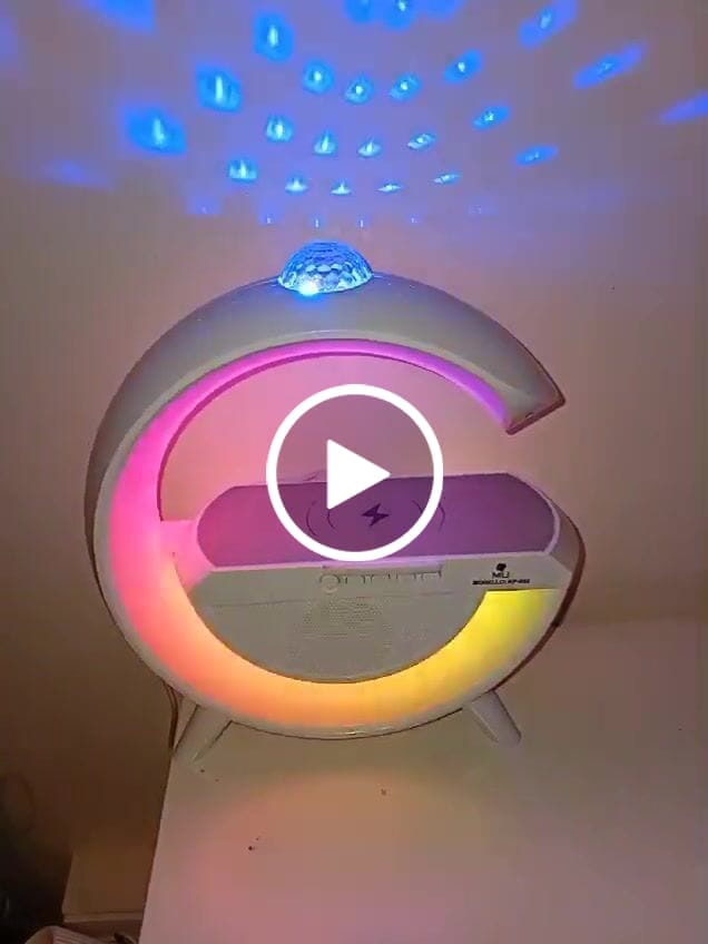 Customer video review of Cassa musica bluetooth, caricabatterie cellulare wireless, Orologio e sveglia