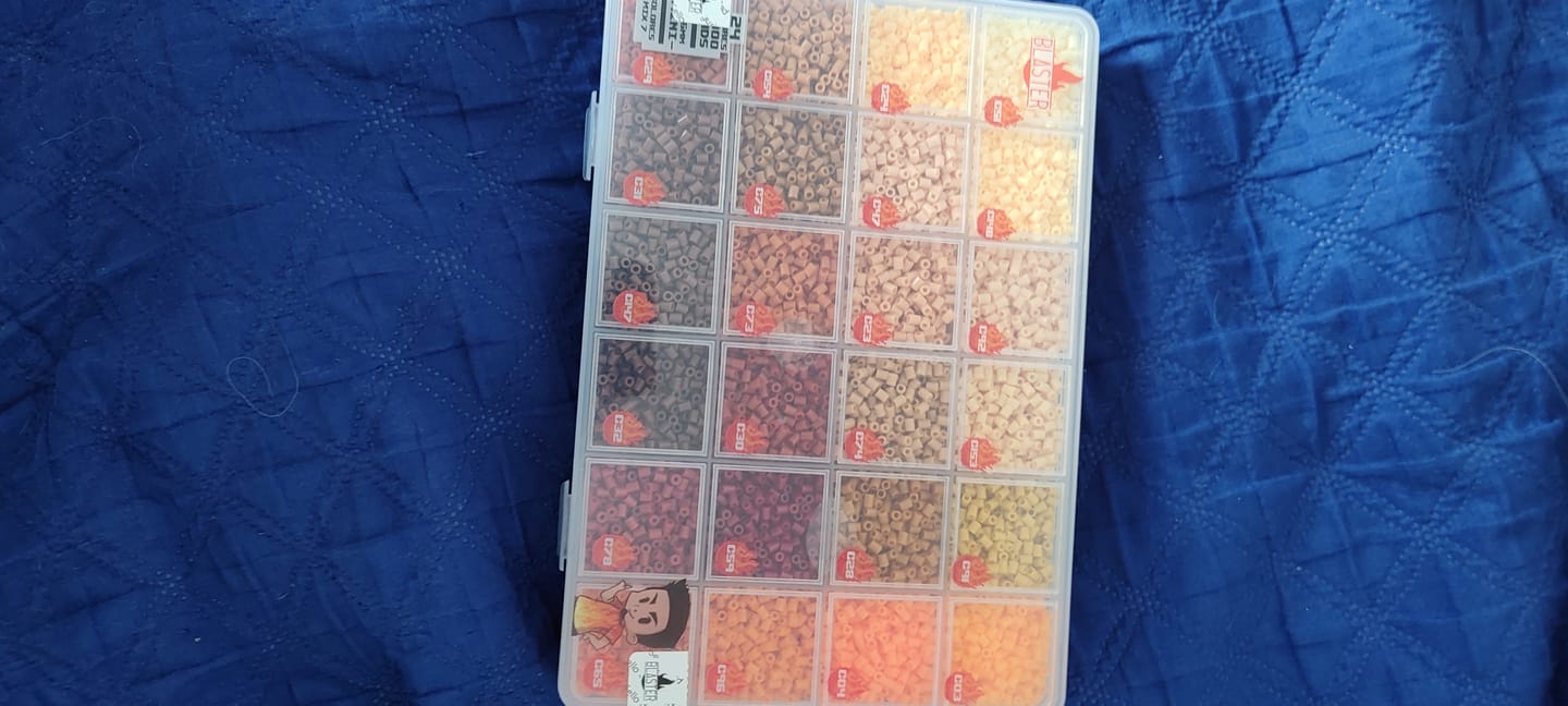 Customer photo review of Caja Organizadora 24 Espacios - 12.000 Beads MINI 2.6mm