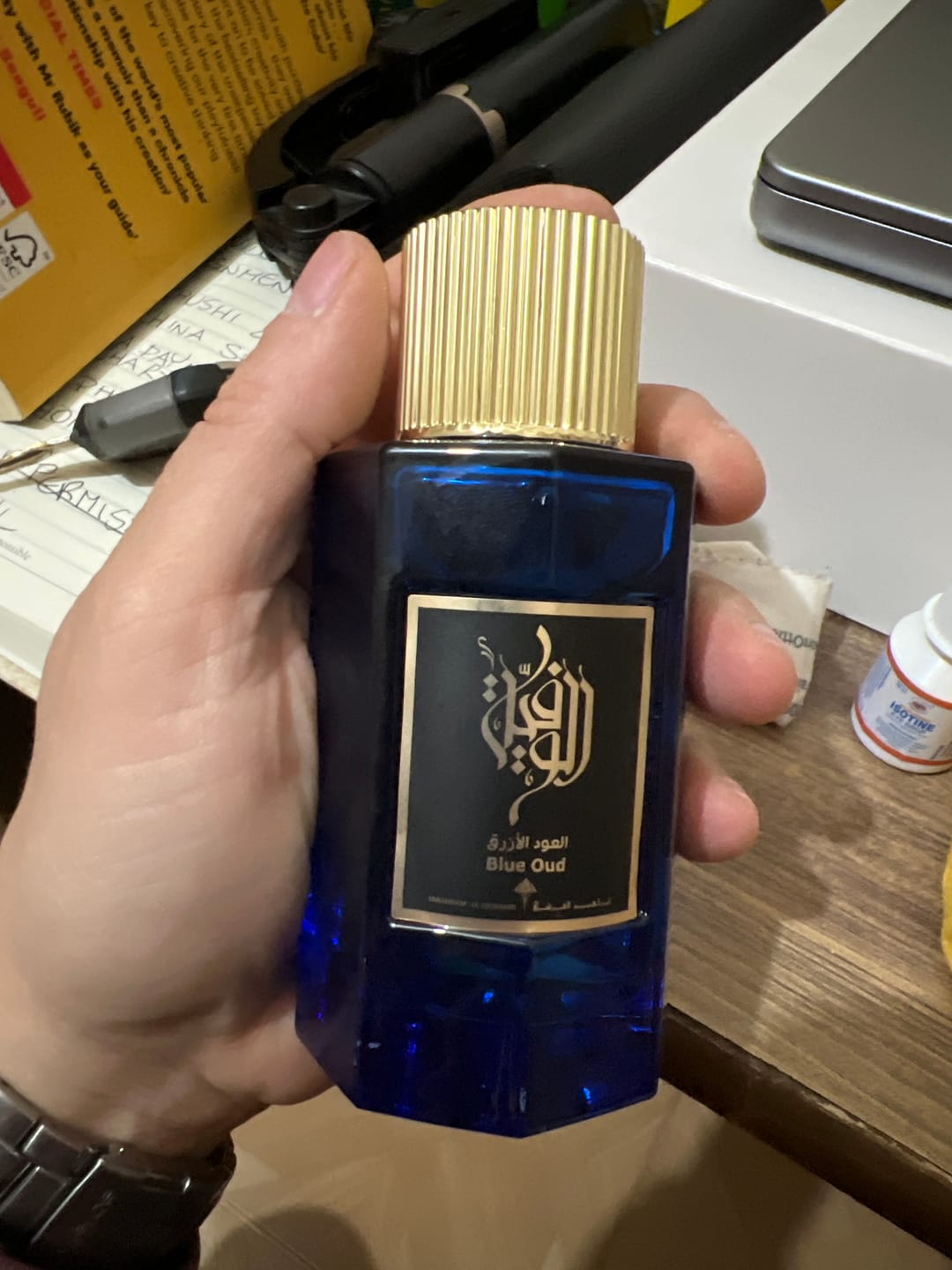 Customer photo review of Ibraheem Al Qurashi Blue Oud Eau De Parfum For Unisex