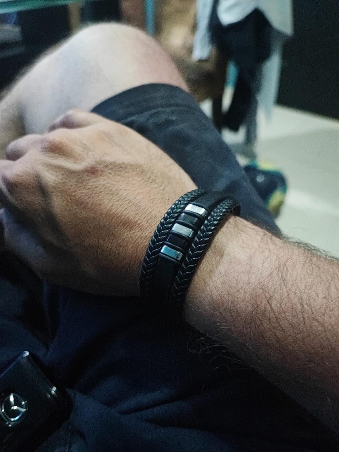 Customer photo review of Lederarmband "Glory"