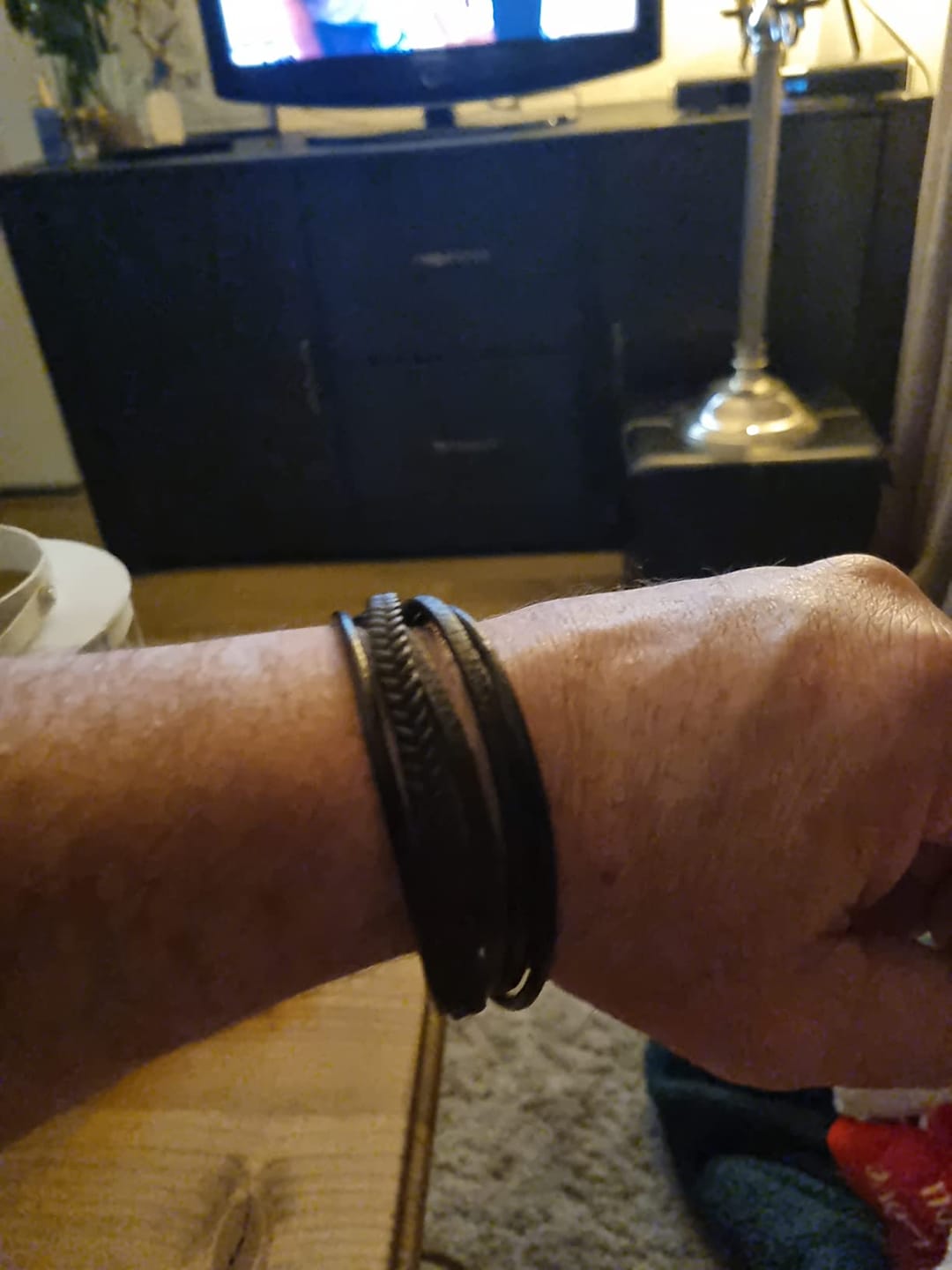 Customer photo review of Lederarmband "Braid"