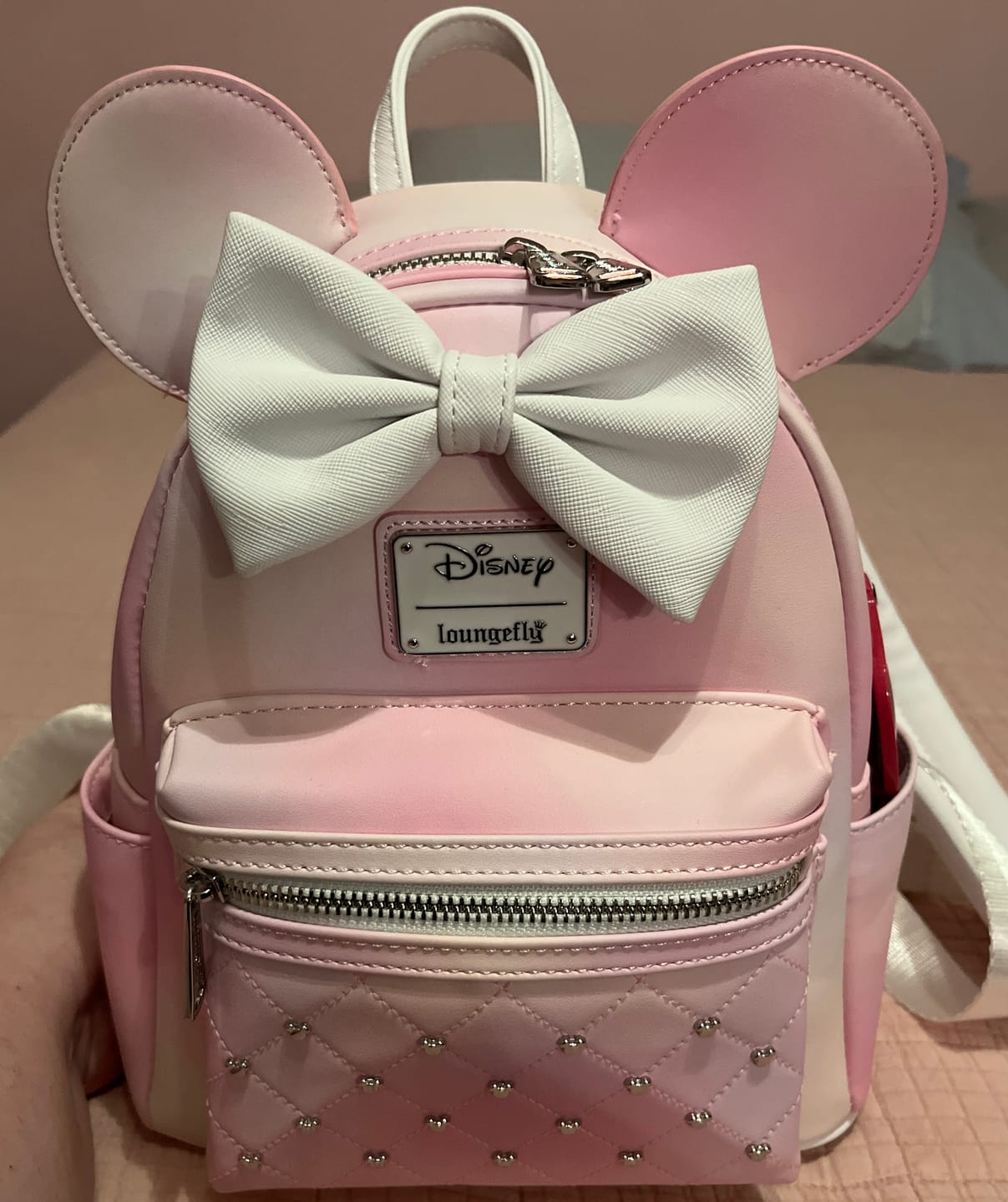 Customer photo review of 707 Street Exclusive - Loungefly Disney The Minnie Mouse Classic Series Mini Backpack - Sakura