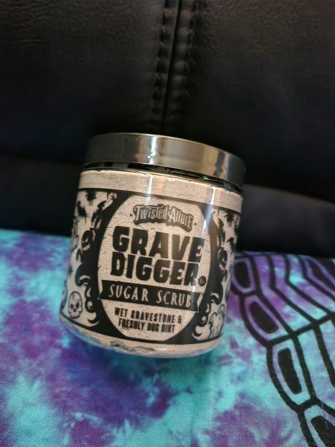 Customer photo review of Grave Digger Sugar Scrub (Wet Gravestone & Dirt)