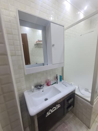 Customer photo review of وحدة تخزين حمام 20×80 سم-FNH31