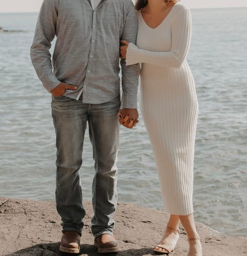 Customer photo review of Bedelia Long Sleeve Ribbed Midi Dress