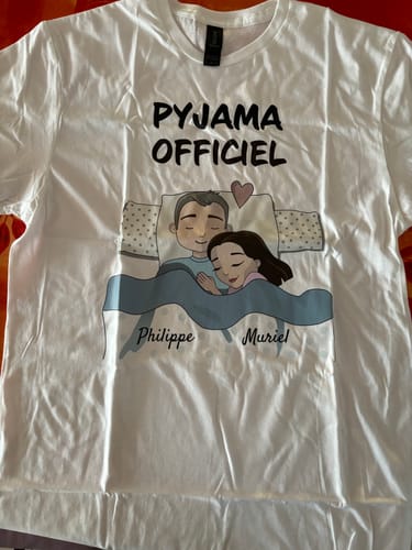 Customer photo review of Dormeurs - T-Shirt personnalisé
