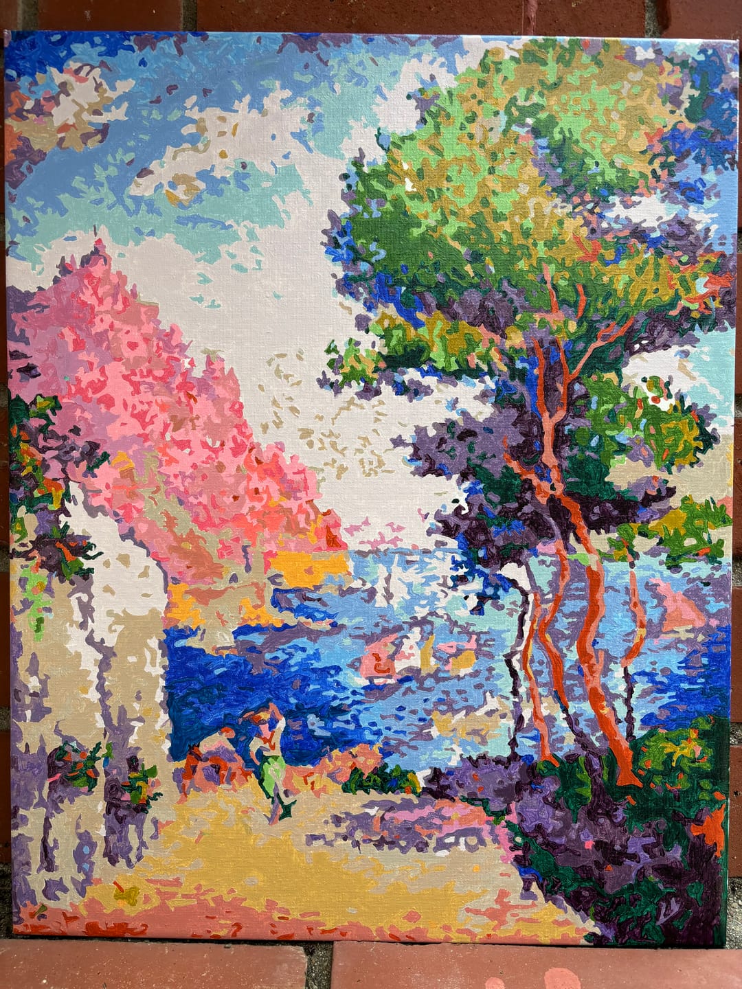 Customer photo review of Capo di Noli Anagoria - Paint by Numbers