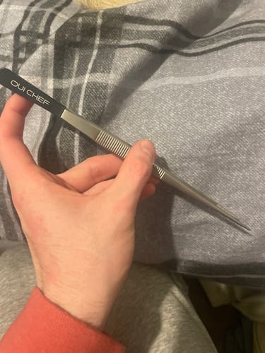 Customer photo review of SALE - Medium Straight Superfine® Tweezers