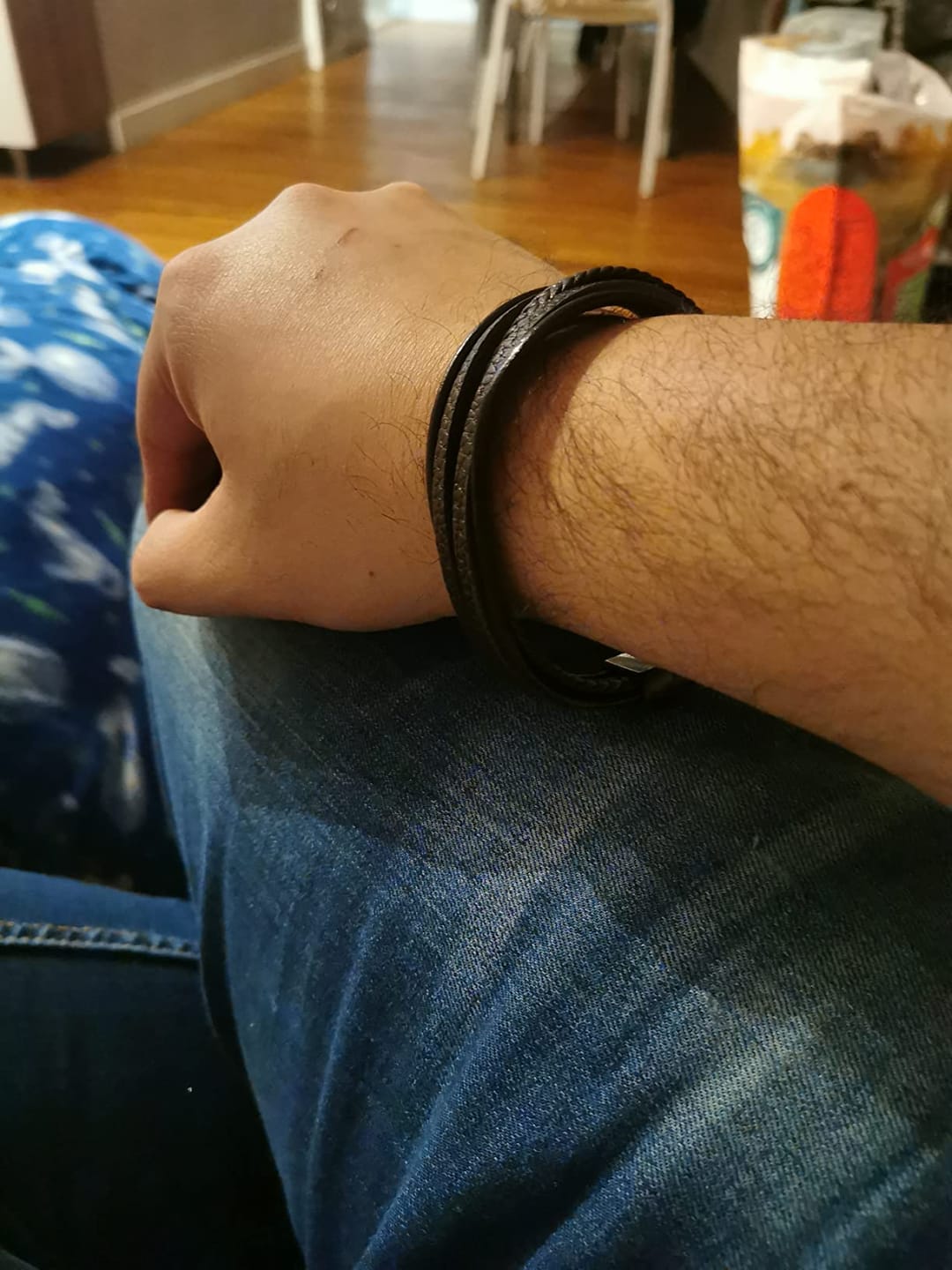 Customer photo review of Lederarmband "Braid"