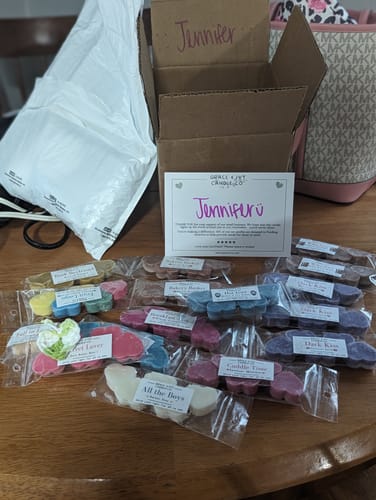 Customer photo review of Wax Melt Tart Scent Bags