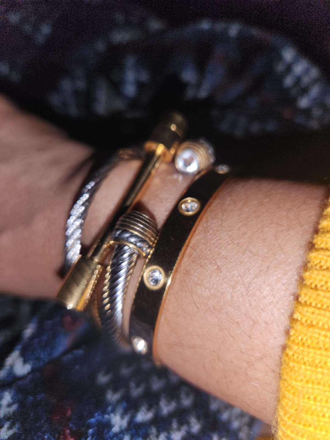 Customer photo review of Joanna Bracelet Stack
