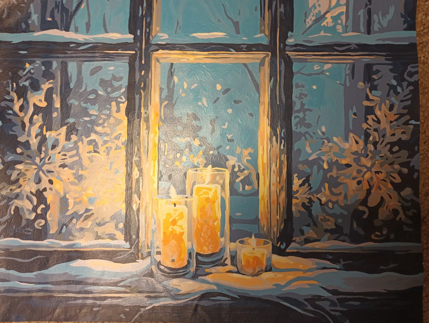 Customer photo review of Snow-Kissed Window