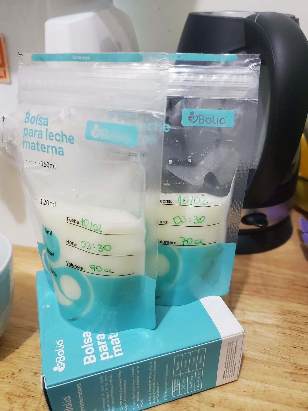 Customer photo review of Extractor de leche doble