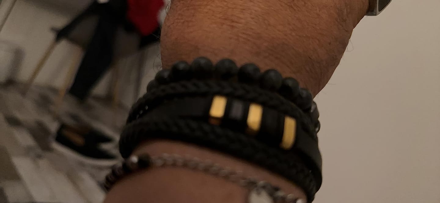 Customer photo review of Lederarmband "Glory"