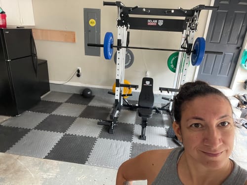 Customer photo review of Major Fitness F22 All-In-One Home Gym Power Rack