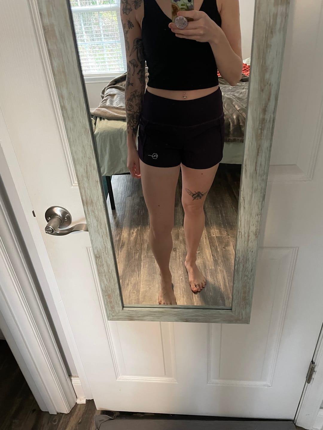 Customer photo review of Elite Shorts - 3.5'' - Plum