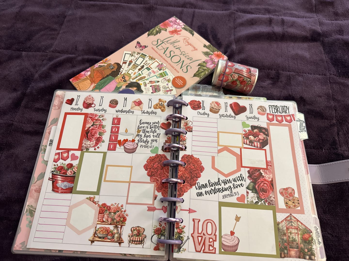 Customer photo review of Whimsical Seasonal Sticker Book