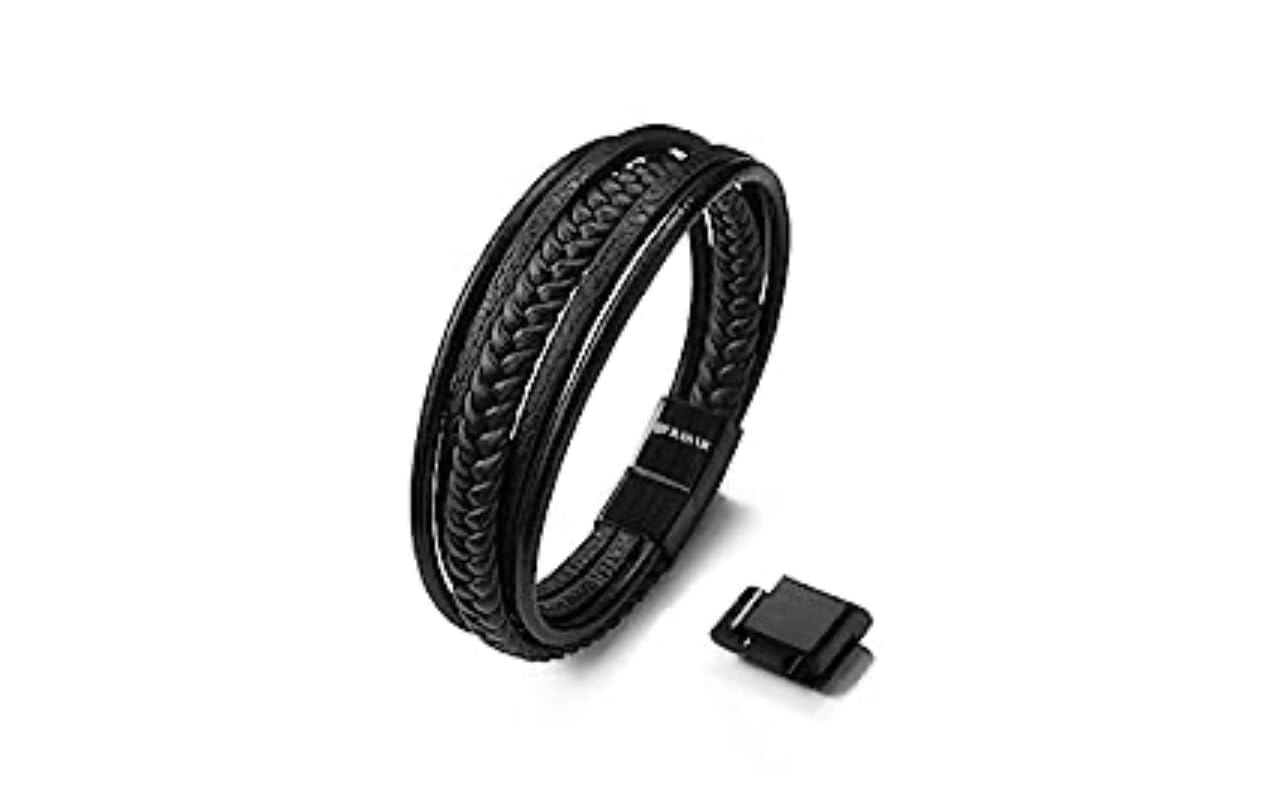 Customer photo review of Lederarmband "Braid"