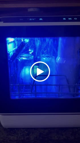 Customer video review of R01 Compact Countertop Dishwasher