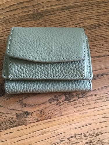 Customer photo review of Handmade RFID Soft Leather Purse